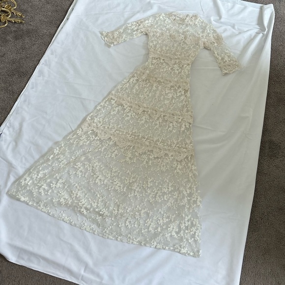 For Love and Lemons Rosebud Maxi Dress XS - Picture 3 of 6